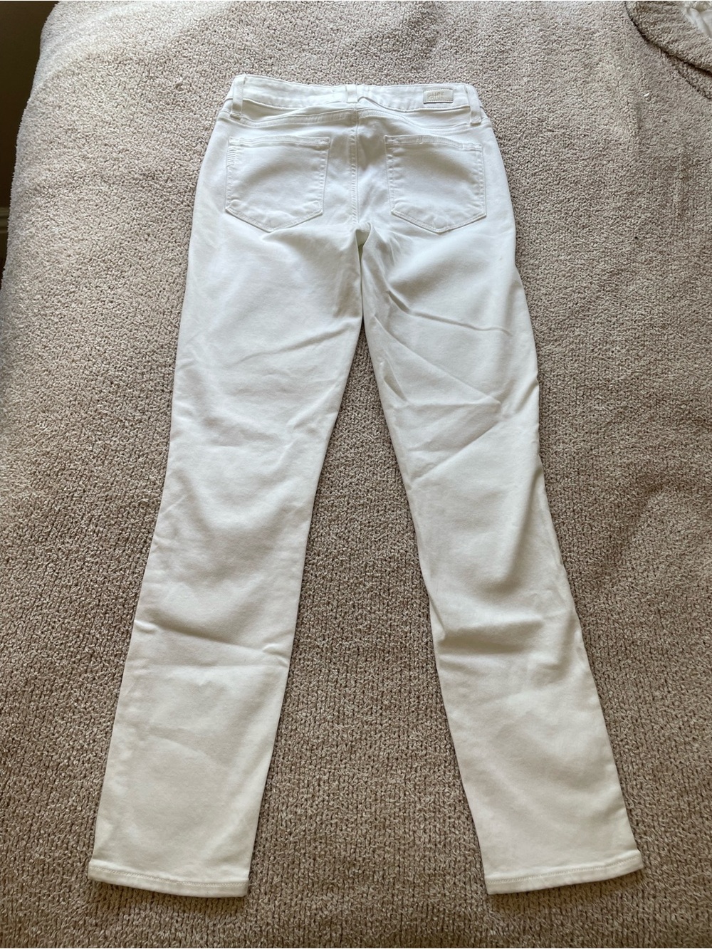Paige White Mid Rise Skinny Jeans - Size 26 - Picture 3 of 4